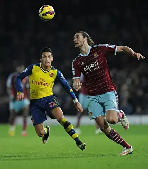 Clash at the Boleyn: Sanchez vs. Carroll in the 2014-15 West Ham United vs. Arsenal Premier League Battle