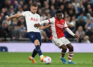 Tottenham Hotspur V Arsenal 2021-22 Prints: Clash in the Capital: Nketiah vs. Dier - Tottenham vs. Arsenal, Premier League 2021-22