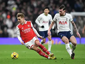 Tottenham Hotspur V Arsenal 2022-23 Prints: Clash in the Capital: Odegaard vs