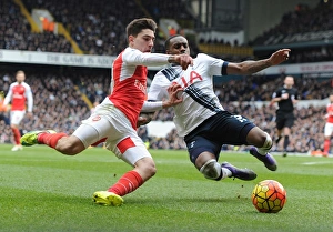 Tottenham Hotspur V Arsenal 2015-16 Prints: Clash of the Capital Rivals: Bellerin vs