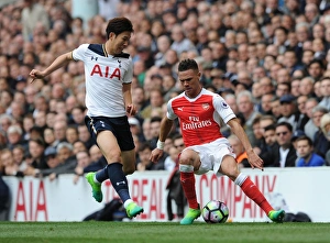 Tottenham Hotspur V Arsenal 2016-17 Prints: Clash of the Capital Rivals: Kieran Gibbs vs