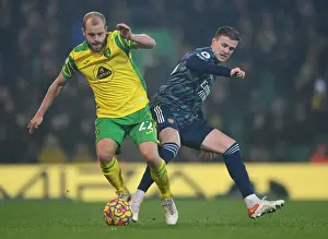 Clash at Carrow Road: Holding vs. Pukki in the Premier League Battle between Norwich and Arsenal