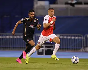 Dinamo Zagreb V Arsenal 2015-16 Prints: Clash of Champions