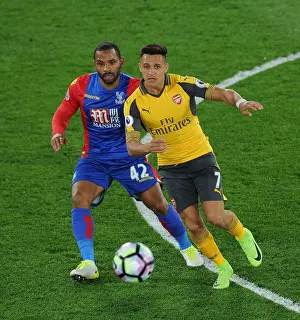 Crystal Palace V Arsenal 2016-17 Prints: Clash of Champions: Sanchez vs. Puncheon - Crystal Palace vs. Arsenal, Premier League