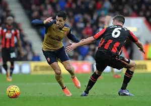 Bournemouth V Arsenal 2015-16 Prints: Clash of Champions: Sanchez vs