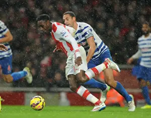 Arsenal V Queens Park Rangers 2014-15 Prints: Clash of Champions: Welbeck vs