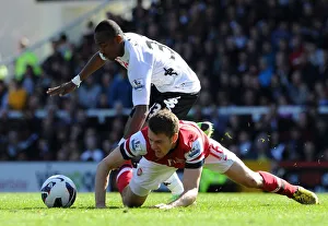 Clash at Craven Cottage: Ramsey vs. Enoh, April 2013 - Fulham vs. Arsenal, Premier League