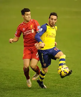 Liverpool V Arsenal 2014/15 Prints: Clash of the Creatives: Cazorla vs