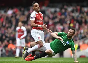 Clash at the Emirates: Aubameyang vs. Duffy in Arsenal's Battle Against Brighton