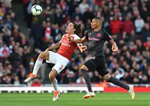 Arsenal V Everton 2018-19 Prints: Clash at Emirates: Bellerin vs. Richarlison - Arsenal vs. Everton, Premier League 2018-19