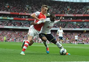 Clash at the Emirates: Chambers vs. Rose in the Intense Arsenal-Tottenham Rivalry (2014-15)
