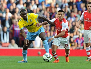 Arsenal V Crystal Palace 2014/15 Prints: Clash at Emirates: Sanchez vs. Bolasie in Arsenal vs