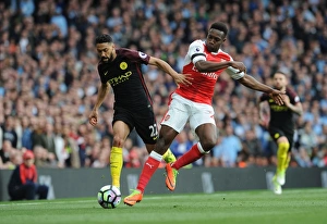 Arsenal V Manchester City 2016-17 Prints: Clash at the Emirates: Welbeck vs