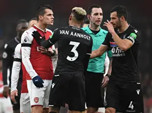Arsenal V Crystal Palace 2017-18 Prints: Clash at the Emirates: Xhaka vs