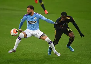 Manchester City V Arsenal 2019-20 Prints: Clash at the Etihad: Nketiah vs