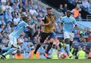 Manchester City V Arsenal 2105-16 Prints: Clash at the Etihad: Premier League Showdown - Manchester City vs. Arsenal (2016)