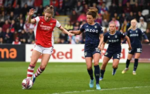 Arsenal Women V Aston Villa 2021-22 Prints: Clash of the FA WSL Stars: Miedema vs. Petzelberger - Arsenal Women vs. Aston Villa Women