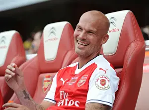 Arsenal Legends V Milan Glorie Prints: Clash of Football Legends: Arsenal vs Milan at Emirates Stadium