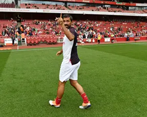 Arsenal Legends V Real Madrid Legends 2018-19 Prints: Clash of Footballing Icons: Robert Pires for Arsenal vs Real Madrid Legends