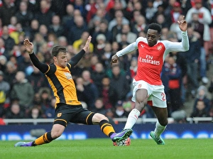 Arsenal V Hull City - FA Cup 2015-16 Prints: Clash of the Forwards: Danny Welbeck vs