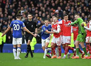 Clash at Goodison Park: Arsenal's Zinchenko Faces Off Against Everton's Maupay in Premier League Showdown