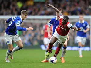 Everton Prints: Clash at Goodison Park: Sanogo vs McCarthy & Stones (Everton vs Arsenal, Premier League)