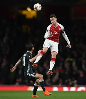 Clash of Heads: Koscielny vs. Dzagoev - Arsenal's Europa League Battle (Arsenal v CSKA Moscow 2017-18)