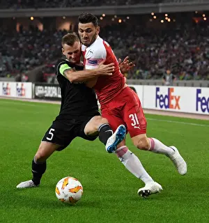 Clash of Kolasinac and Medvedev: A Battle in Baku's Europa League