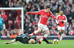 Arsenal V Manchester United 2009-10 Prints: Clash of Legends: Fabregas vs. Scholes - Arsenal's 3:1 Defeat to Manchester United