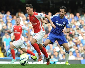 Chelsea V Arsenal 2014-15 Prints: Clash of the Legends: Ozil vs. Fabregas - Arsenal vs. Chelsea, Premier League 2014-15