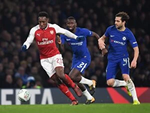 Chelsea v Arsenal - Carabao Cup 1/2 final 1st leg 2017-18 Collection: Clash of the Legends: Welbeck vs. Fabregas in the Carabao Cup Semi-Final (Arsenal vs)