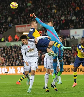 Clash at Liberty: Chambers vs. Ki and Fabianski - Swansea vs. Arsenal, 2014-15