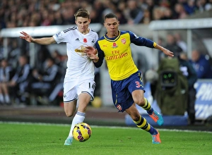 Clash at Liberty: Gibbs vs. Carroll - Swansea vs. Arsenal, 2014-15 Premier League
