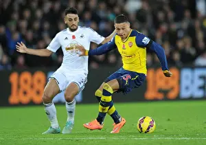 Clash at Liberty: Oxlade-Chamberlain vs Taylor - Swansea vs Arsenal, Premier League 2014-15