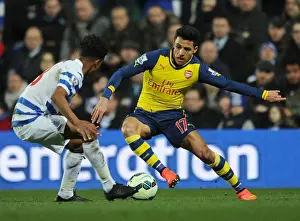 Queens Park Rangers V Arsenal 2014-15 Prints: Clash at Loftus Road: Sanchez vs. Furlong in Premier League Showdown