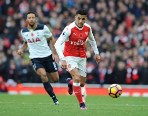Arsenal V Tottenham Hotspur 2016-17 Prints: Clash of the London Giants: Arsenal vs. Tottenham in the Premier League (2016-17)