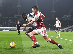 Clash of the London Rivals: Xhaka vs. Aurier - Battle at the Tottenham Hotspur Stadium