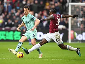 Clash at London Stadium: Laurent Koscielny vs Michail Antonio - West Ham United vs Arsenal FC, Premier League 2018-19