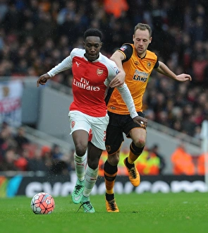 Arsenal V Hull City - FA Cup 2015-16 Prints: Clash of the Midfield: Danny Welbeck vs. David Meyler in FA Cup Battle