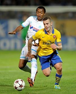 Clash of Midfield Maestros: Jack Wilshere vs. Jordan Ayew, Marseille vs. Arsenal, UEFA Champions League, 2013