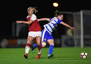 Arsenal Women V Reading Women 2017-18 Prints: Clash of Midfield Maestros: Nobbs vs