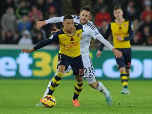 Clash of Midfield Maestros: Oxlade-Chamberlain vs Sigurdsson (Swansea v Arsenal, 2014-15)