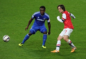 Clash of Midfield Maestros: Rosicky vs Essien (Arsenal v Chelsea, Capital One Cup 2013-14)