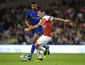 Arsenal V Chelsea Pre Season Friendly 2018-19 Prints: Clash of the Midfield Masters: Ozil vs