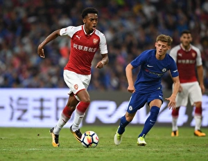 Arsenal V Chelsea - Pre Season 2017-18 Prints: Clash of Midfield Talents: Joe Willock vs