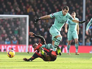 AFC Bournemouth V Arsenal 2018-19 Prints: Clash of Midfield Titans: Mkhitaryan vs Lerma, Premier League Showdown