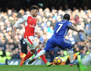 Clash of Midfield Titans: Oxlade-Chamberlain vs. Kante (Chelsea v Arsenal, 2016-17)