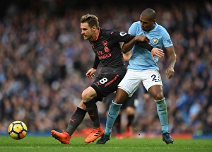 Clash of Midfield Titans: Ramsey vs. Fernandinho - Manchester City vs. Arsenal, Premier League 2017-18