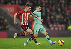 Clash of Midfield Titans: Xhaka vs. Hojbjerg - A Battle in the Heart of the Southampton vs. Arsenal Rivalry, Premier League, 2018-19