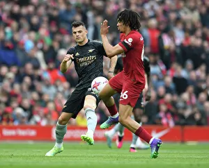 Clash of Midfield Titans: Xhaka vs. Alexander-Arnold - Liverpool's Trent vs. Arsenal's Granit